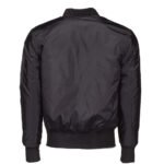 Allan's black Nylon Flight Jacket with Ribbed Waist - Image 2