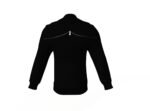Black Varsity Letterman Jacket with Black Sleeves - Image 6