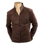 Brown Suede Leather Jacket