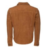 Tan Suede leather shirt - Image 2