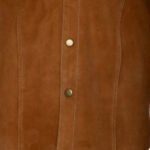 Tan Suede leather shirt - Image 3