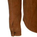 Tan Suede leather shirt - Image 5